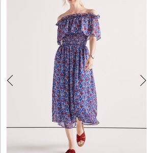 Lucky Brand off shoulder maxi dress
